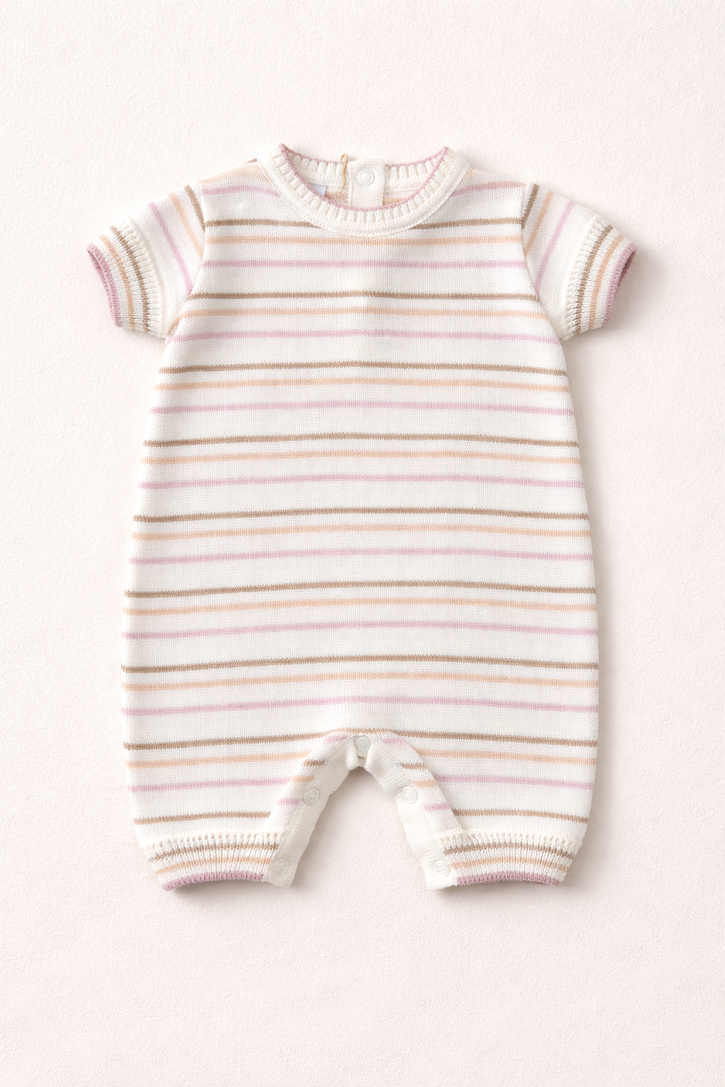 Pastel Stripe Baby Romper