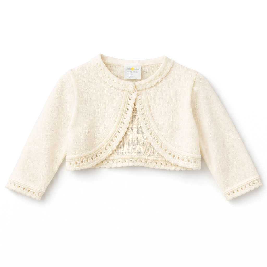 Baby Girl Bolero Cardigan | Christening & Ceremony Knit